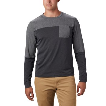 Pánské Mikiny Columbia Outdoor Elements Long Sleeve Šedé FMYNOS260